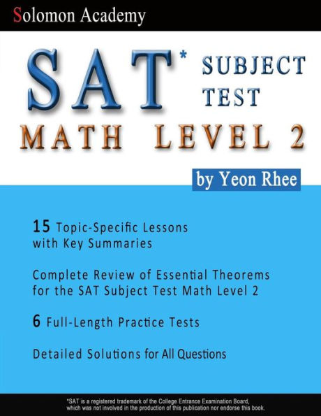 Solomon Academy's SAT Subject Test Math Level 2