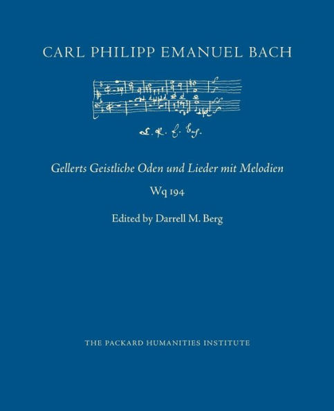 Gellerts Geistliche Oden und Lieder mit Melodien