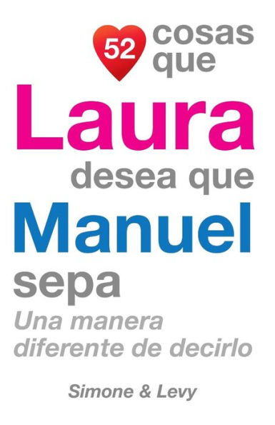 52 Cosas Que Laura Desea Que Manuel Sepa: Una Manera Diferente de Decirlo