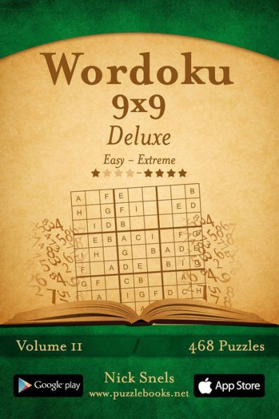 Wordoku 9x9 Deluxe - Easy to Extreme - Volume 11 - 468 Logic Puzzles