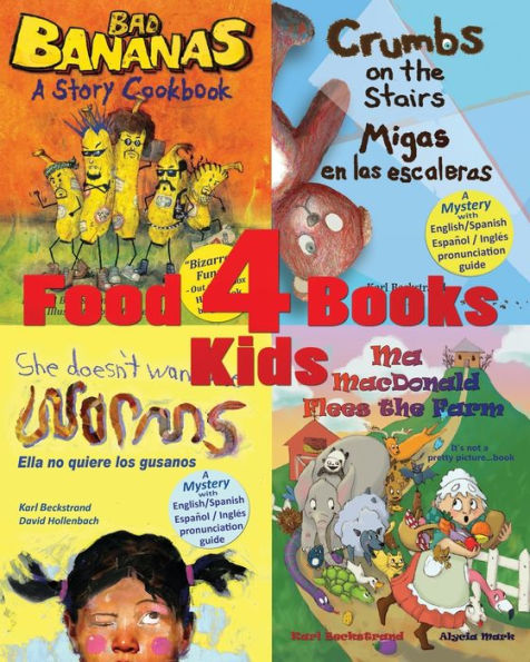 4 Food Books for Children: With Recipes & Finding Activities