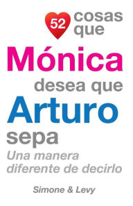 Title: 52 Cosas Que Mï¿½nica Desea Que Arturo Sepa: Una Manera Diferente de Decirlo, Author: Simone