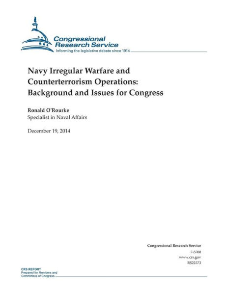 Navy Irregular Warfare and Counterterrorism Operations: Background and Issues for Congress