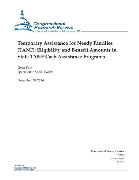 Temporary Assistance for Needy Families (TANF): Eligibility and Benefit Amounts