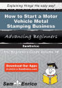 How to Start a Motor Vehicle Metal Stamping Business