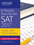 Alternative view 1 of 8 Practice Tests for the SAT 2017: 1,200+ SAT Practice Questions