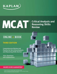 Title: MCAT Critical Analysis and Reasoning Skills Review: Online + Book, Author: Kaplan Test Prep