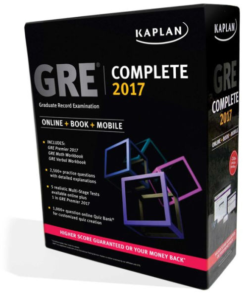 GRE Complete 2017: The Ultimate in Comprehensive Self-Study for GRE (Online + Book + Mobile)