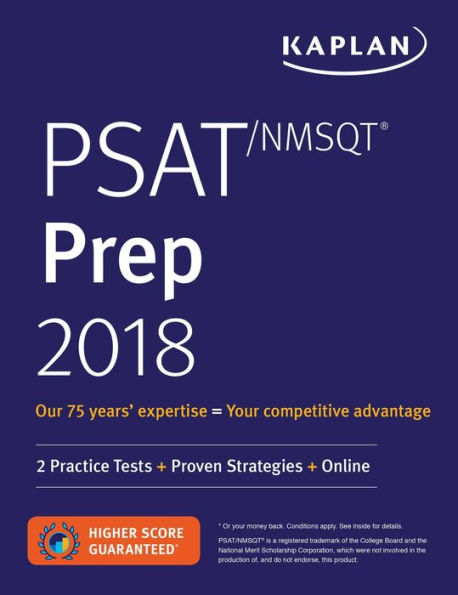 PSAT/NMSQT Prep 2018: 2 Practice Tests + Proven Strategies + Online