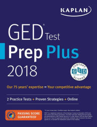 Title: GED Test Prep Plus 2018: 2 Practice Tests + Proven Strategies + Online, Author: Caren Van Slyke
