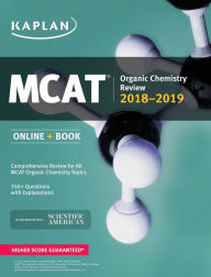 Title: MCAT Organic Chemistry Review 2018-2019: Online + Book, Author: Kaplan Test Prep