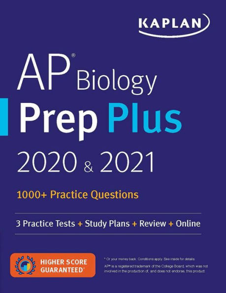 AP Biology Prep Plus 2020 & 2021: 3 Practice Tests + Study Plans + Review + Online