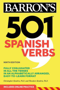 Download new books free 501 Spanish Verbs by Christopher Kendris Ph.D., Theodore Kendris Ph.D. 9781506260600 (English literature) iBook ePub