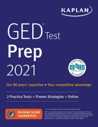 Free electronic textbooks download GED Test Prep 2021: 2 Practice Tests + Proven Strategies + Online by Caren Van Slyke