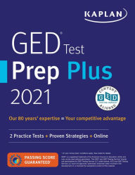 Book to download for free GED Test Prep Plus 2021: 2 Practice Tests + Proven Strategies + Online  English version by Caren Van Slyke