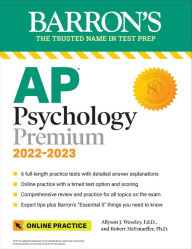 Download books to kindle AP Psychology Premium, 2022-2023: 6 Practice Tests + Comprehensive Review + Online Practice
