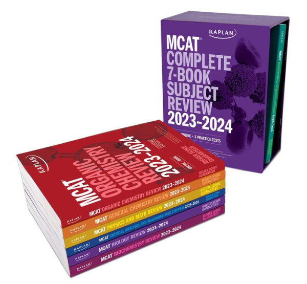 MCAT Complete 7Book Subject Review 20232024, Set Includes Books