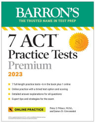 7 ACT Practice Tests Premium, 2023 + Online Practice