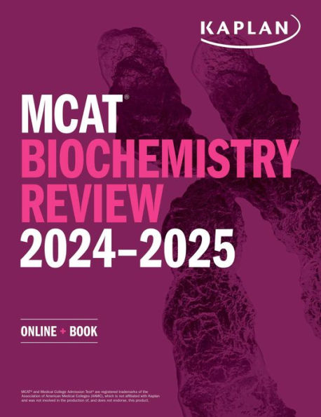 MCAT Biochemistry Review 2024-2025: Online + Book