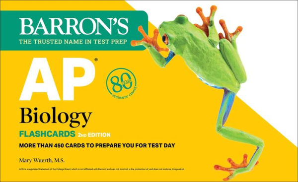 AP Biology Flashcards, Second Edition: Up-to-Date Review + Sorting Ring for Custom Study