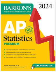 Free to download ebook AP Statistics Premium, 2024: 9 Practice Tests + Comprehensive Review + Online Practice DJVU in English by Martin Sternstein Ph.D., Martin Sternstein Ph.D.