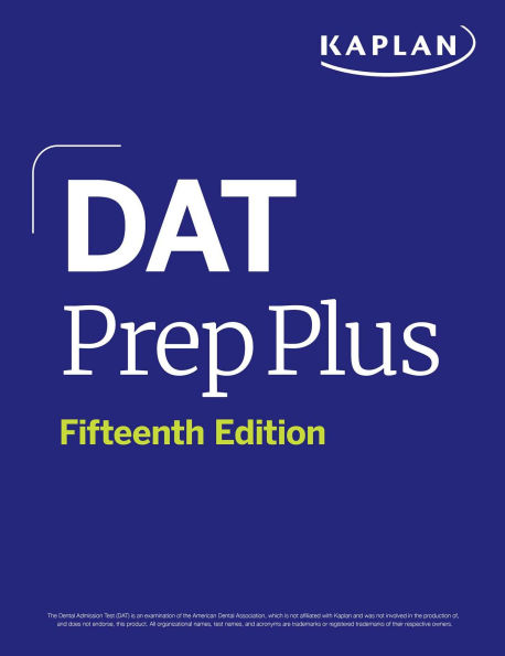 DAT Prep Plus, Fifteenth Edition: 2 Practice Tests + Proven Strategies + Online