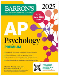 Title: AP Psychology Premium, 2025: Prep Book for the New 2025 Exam with 3 Practice Tests + Comprehensive Review + Online Practice, Author: Allyson J. Weseley Ed.D.