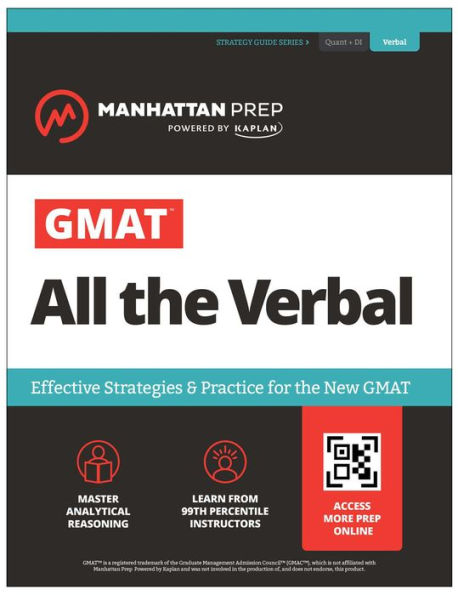 GMAT All the Verbal: Effective Strategies & Practice for the new GMAT + Atlas online