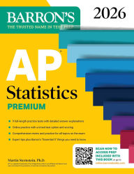 Title: AP Statistics Premium, 2026: Prep Book with 9 Practice Tests + Comprehensive Review + Online Practice, Author: Barron's Educational Series