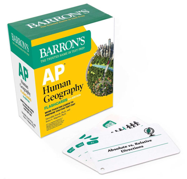 AP Human Geography Flashcards, Sixth Edition: Up-to-Date Review