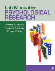 Title: Lab Manual for Psychological Research / Edition 3, Author: Dawn M. McBride