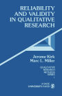 Reliability and Validity in Qualitative Research