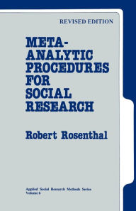 Title: Meta-Analytic Procedures for Social Research, Author: Robert Rosenthal