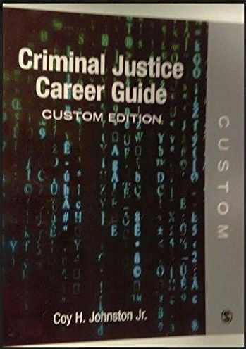 Criminal Justice Career Guide (Custom)