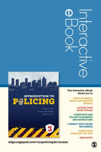 Introduction to Policing Interactive eBook Student Version / Edition 3