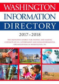 Title: Washington Information Directory 2017-2018, Author: CQ Press