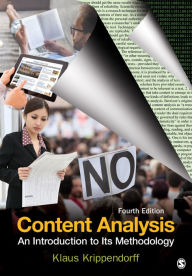 Title: Content Analysis: An Introduction to Its Methodology / Edition 4, Author: Klaus Krippendorff