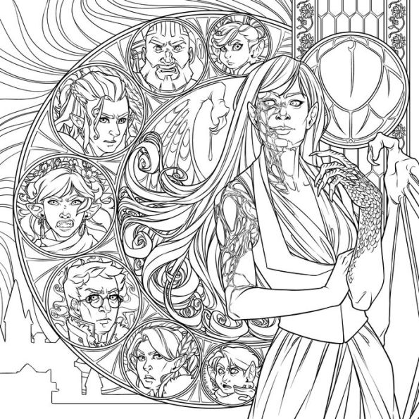 Critical Role: Vox Machina Coloring Book