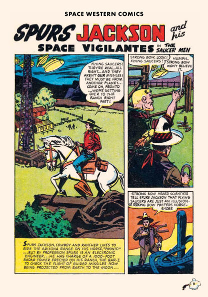 Space Western Comics: Cowboys vs. Aliens, Commies, Dinosaurs, & Nazis!