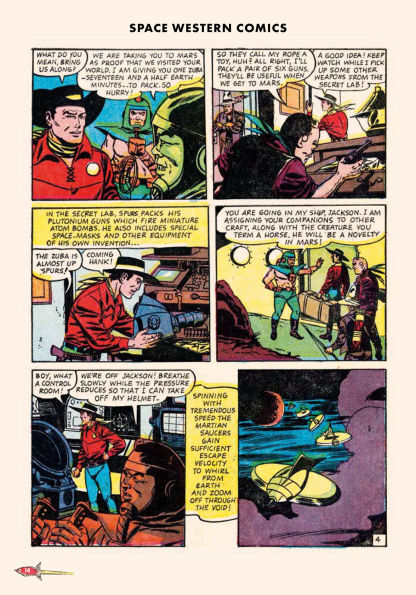 Space Western Comics: Cowboys vs. Aliens, Commies, Dinosaurs, & Nazis!