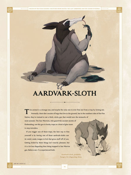 Beasts of the Four Nations: Creatures from Avatar: The Last Airbender and The Legend of Korra