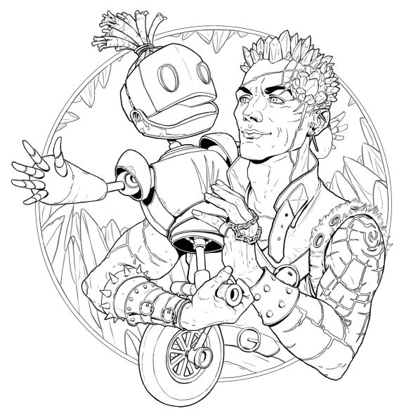 Critical Role: Bells Hells Coloring Book