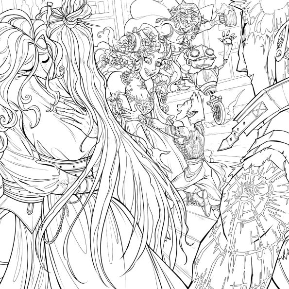 Critical Role: Bells Hells Coloring Book