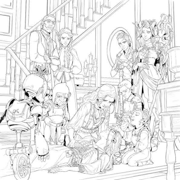 Critical Role: Bells Hells Coloring Book