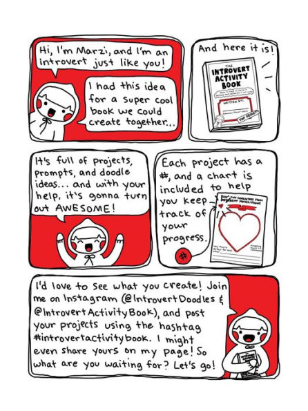 The Introvert Activity Book: Draw It, Make It, Write It (Because You'd Never Say It Out Loud)