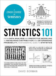 Free downloading of ebooks Statistics 101: From Data Analysis and Predictive Modeling to Measuring Distribution and Determining Probability, Your Essential Guide to Statistics (English Edition) by David Borman 9781507208182