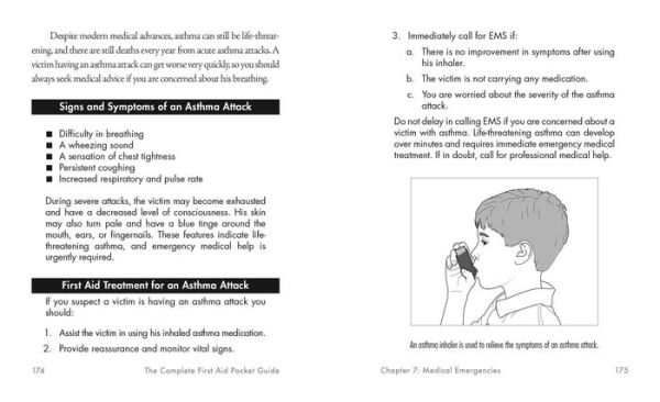 The Complete First Aid Pocket Guide: Step-by-Step Treatment for All of Your Medical Emergencies Including . Heart Attack . Stroke . Food Poisoning . Choking . Head Injuries . Shock . Anaphylaxis . Minor Wounds . Burns