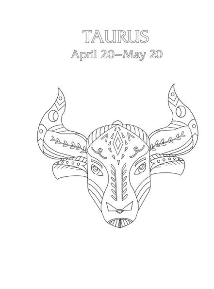 Taurus: Your Cosmic Coloring Book: 24 Astrological Designs for Your Zodiac Sign!