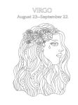 Alternative view 2 of Virgo: Your Cosmic Coloring Book: 24 Astrological Designs for Your Zodiac Sign!