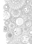 Alternative view 4 of Virgo: Your Cosmic Coloring Book: 24 Astrological Designs for Your Zodiac Sign!